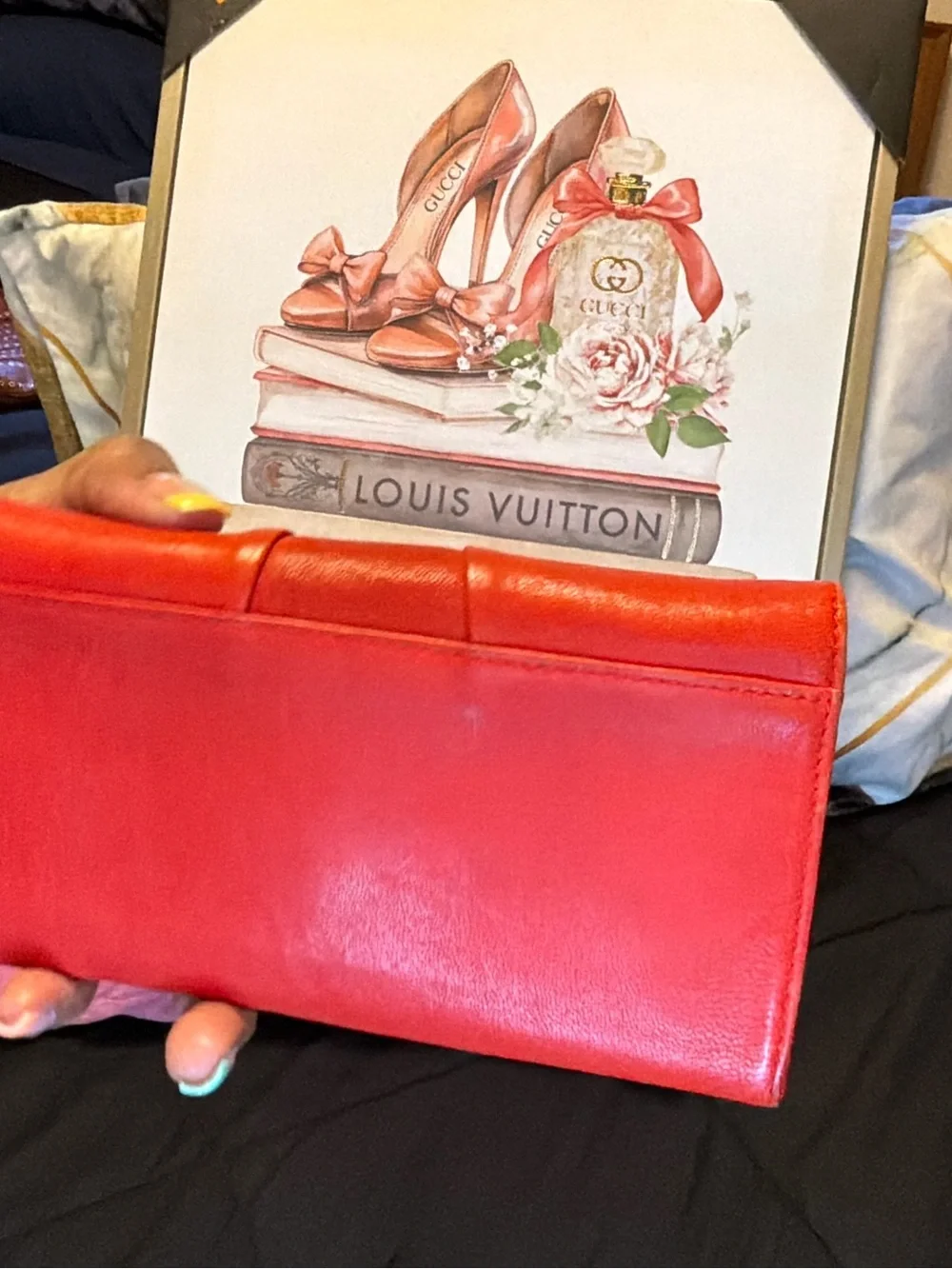 See by Chloé Red Leather Bow Wallet - Picture 2 of 16